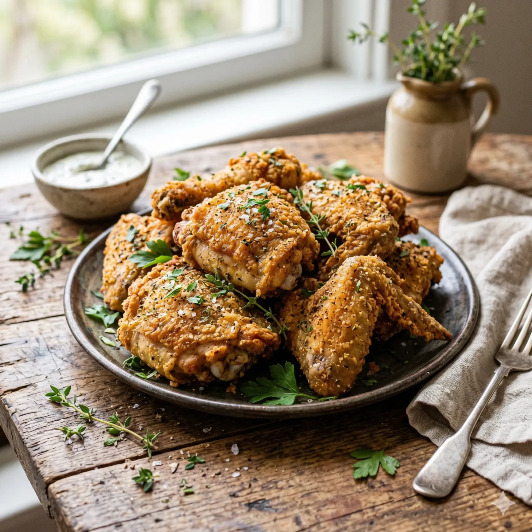 Pollo crocante